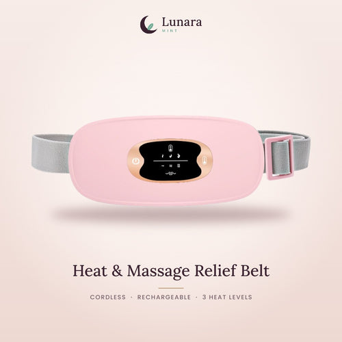 Lunara Mint Heat & Massage Relief Belt